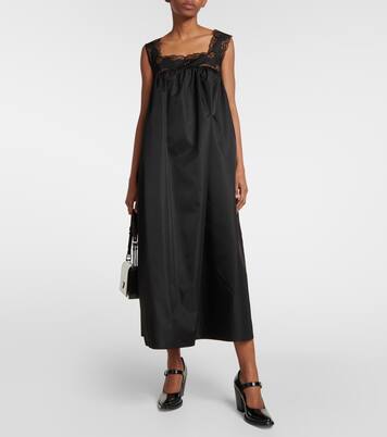 Midikleid mit Spitze | Prada