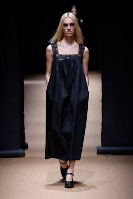 Midikleid mit Spitze | Prada