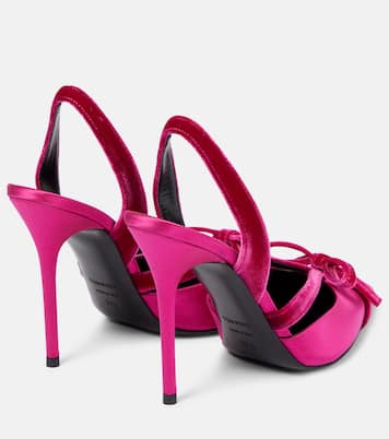 Pumps slingback in raso e velluto | Tom Ford
