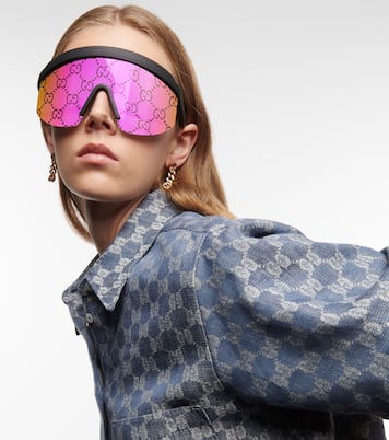 Occhiali da sole a maschera | Gucci