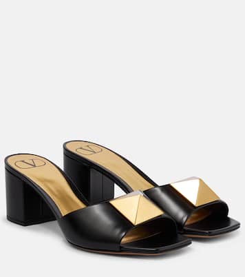 Sandali One Stud in pelle | Valentino Garavani
