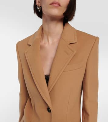 Abrigo de lana de botonadura simple | Stella McCartney