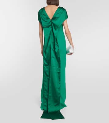 Inaya crêpe gown | Safiyaa