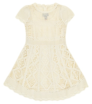 Vestido en pointelle de algodón | Polo Ralph Lauren Kids