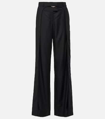 Pantaloni Tio in lana a gamba larga | Aya Muse
