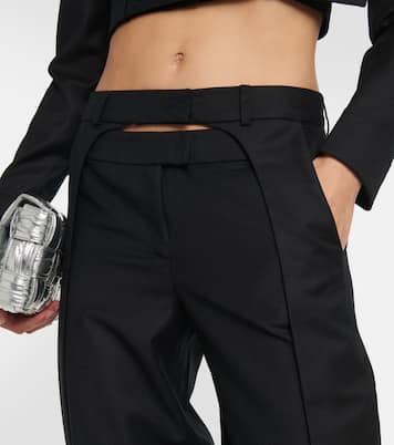Pantaloni Tio in lana a gamba larga | Aya Muse