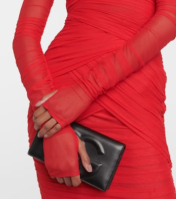 Vestido midi de tul drapeado | Dolce&Gabbana