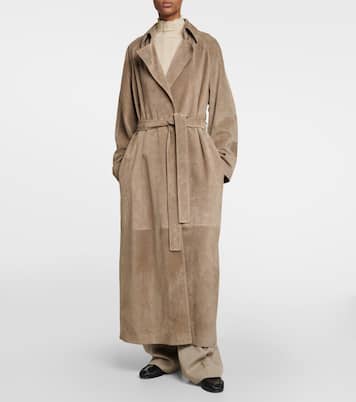Manteau Poseidone en daim | The Row