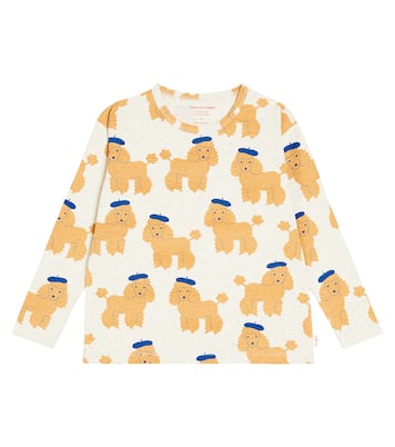 Camiseta Tiny Poodle de mezcla de algodón | Tinycottons