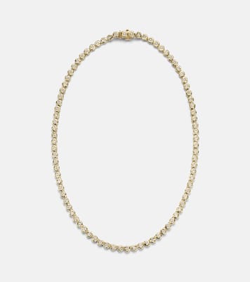 Collar Blossom de oro de 18 ct con diamantes | Octavia Elizabeth