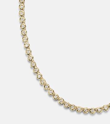Collar Blossom de oro de 18 ct con diamantes | Octavia Elizabeth