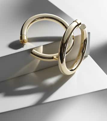 Samira Baby 10kt gold-plated hoop earrings | Jennifer Fisher