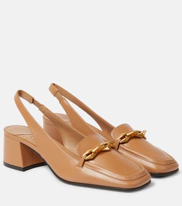 Slingback-Pumps Diamond Tilda 45 aus Leder | Jimmy Choo