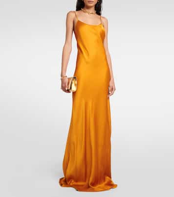 Cami satin gown | Victoria Beckham