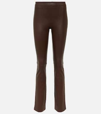 Pantaloni bootcut in pelle | Stouls