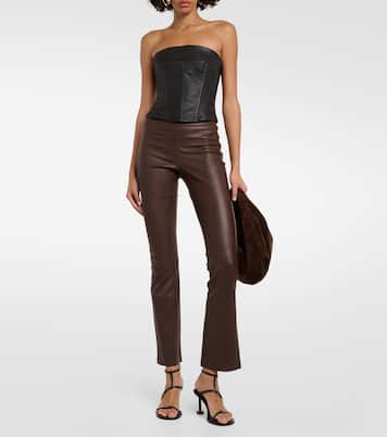 Pantaloni bootcut in pelle | Stouls