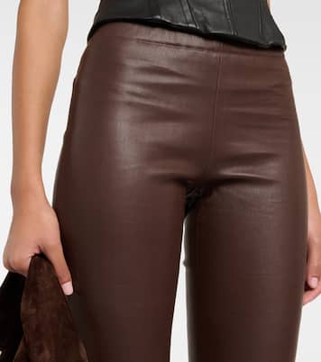 Pantaloni bootcut in pelle | Stouls