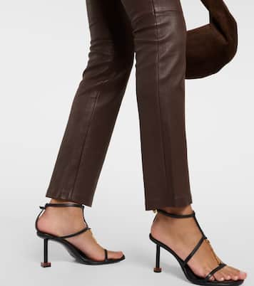 Pantaloni bootcut in pelle | Stouls