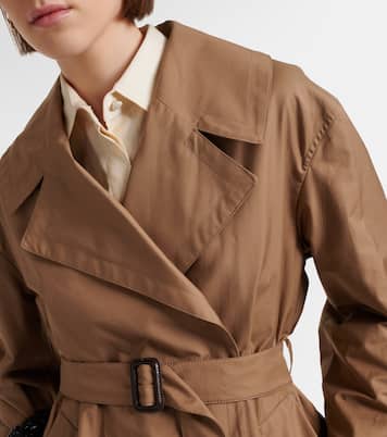 Gabardina de sarga de algodón | Max Mara