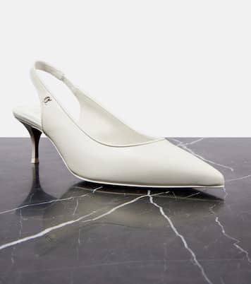 Escarpins Sporty Kate Sling 55 en cuir | Christian Louboutin