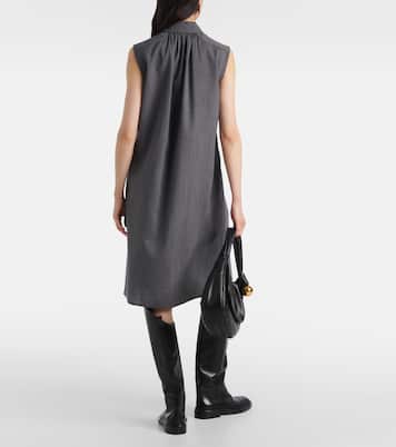 Vestido corto de lana | Jil Sander