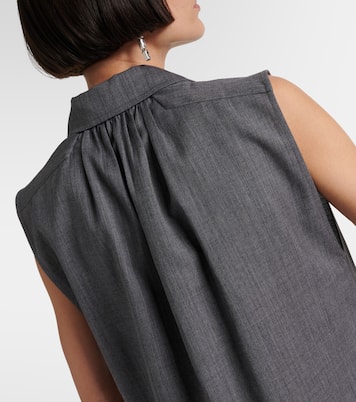 Vestido corto de lana | Jil Sander