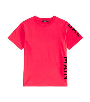 T-Shirt aus Baumwoll-Jersey | Balmain Kids