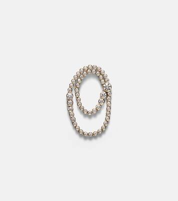 Embrassée de Diamant 18kt gold single earring with diamonds | Sophie Bille Brahe