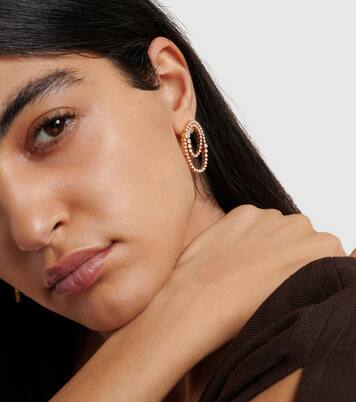 Embrassée de Diamant 18kt gold single earring with diamonds | Sophie Bille Brahe