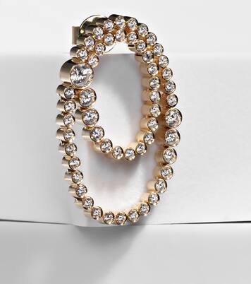 Embrassée de Diamant 18kt gold single earring with diamonds | Sophie Bille Brahe