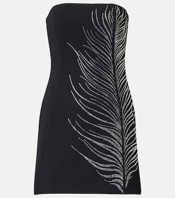 Crystal-embellished cady minidress | David Koma
