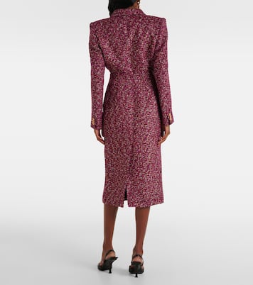 Jupe midi en tweed à sequins | Alessandra Rich