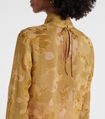 Printed sheer top | Dries Van Noten