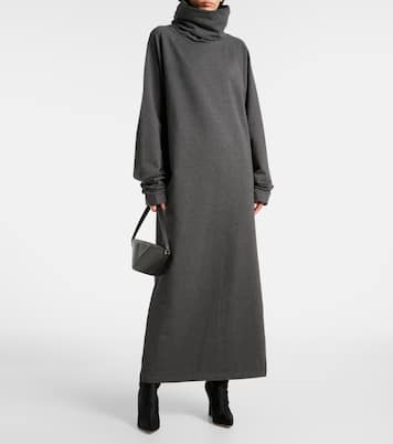 Vestido de punto de mezcla de algodón | Norma Kamali