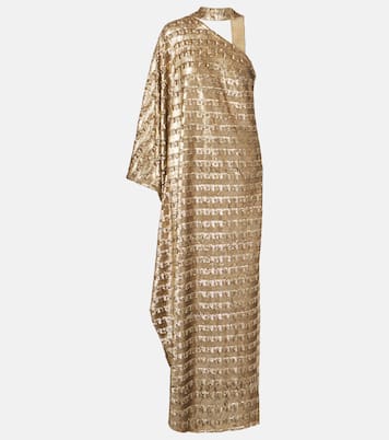 Gilded Ubud scarf-detail sequined gown | Taller Marmo