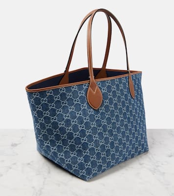 Sac Gucci Totissima GG Medium en jean | Gucci