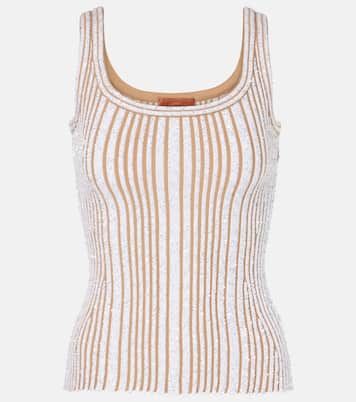 Top aus Strick mit Pailletten | Missoni