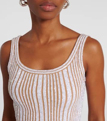 Top aus Strick mit Pailletten | Missoni