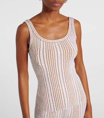 Top aus Strick mit Pailletten | Missoni