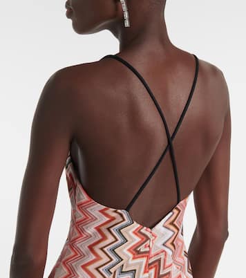 Vestido largo de mezcla de algodón | Missoni