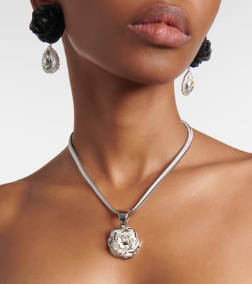 Collana con pendente e cristalli | Magda Butrym