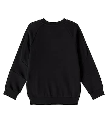 Sudadera de jersey de algodón con logo | Balmain Kids