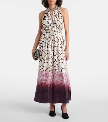 Pumps slingback con zeppa in mesh | Dries Van Noten
