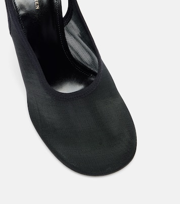 Pumps slingback con zeppa in mesh | Dries Van Noten