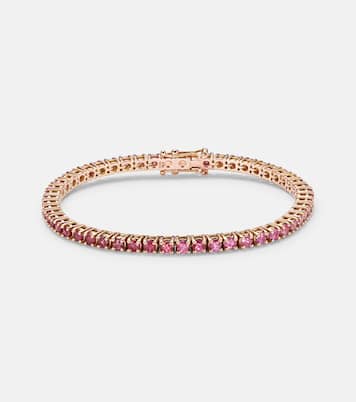 Bracelet en or rose 14 ct et saphirs | Roxanne First