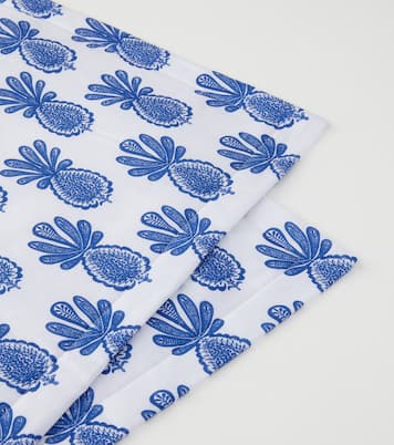 Pineapple Blu set of two tablemats | La DoubleJ