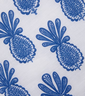 Pineapple Blu set of two tablemats | La DoubleJ