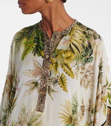 Savannah printed chiffon kaftan | Elie Saab