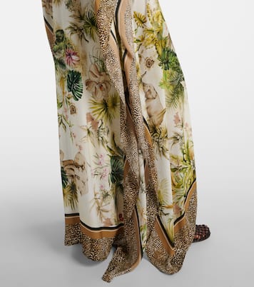 Savannah printed chiffon kaftan | Elie Saab
