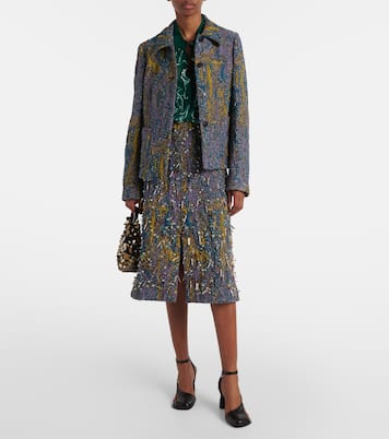 Jupe crayon à ornements | Dries Van Noten